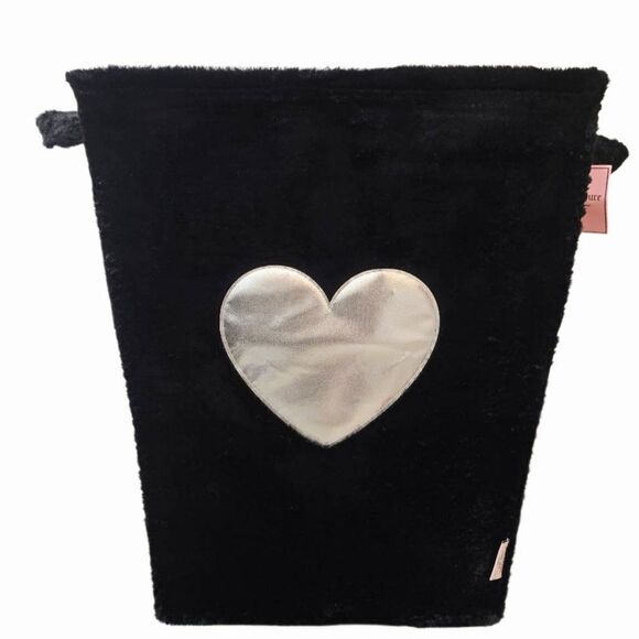 Juicy Couture Home Iridescent Heart Velour Laundry Basket - Picture 2 of 7